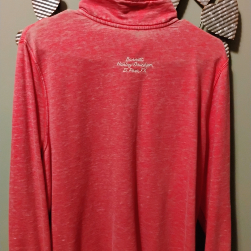 Harley-Davidson Coral Long Sleeve Top